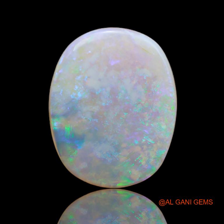 4.90 Cts Natural Australian Fire Opal Oval Cabochon Loose Gemstone For Jewelry 16x13x3 mm A-9
