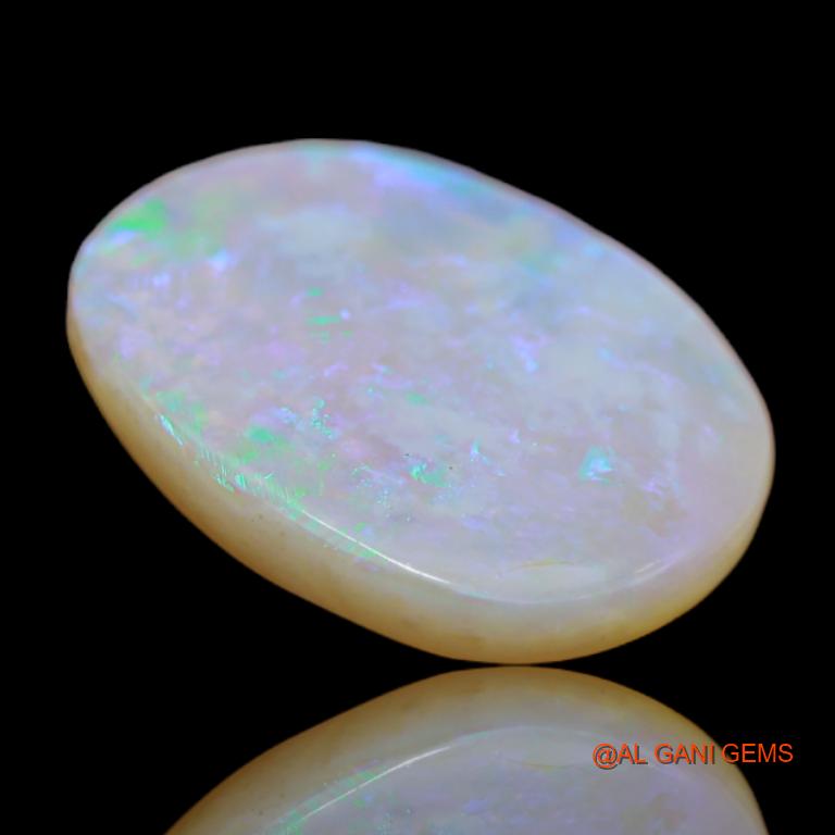 4.90 Cts Natural Australian Fire Opal Oval Cabochon Loose Gemstone For Jewelry 16x13x3 mm A-9