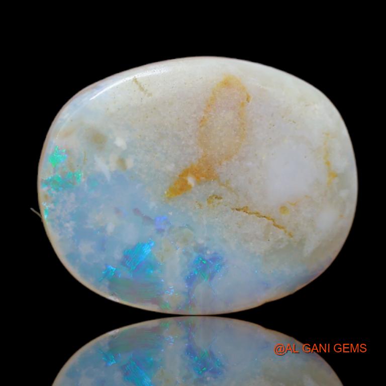 4.90 Cts Natural Australian Fire Opal Oval Cabochon Loose Gemstone For Jewelry 16x13x3 mm A-9
