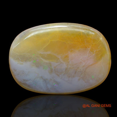 354.00 Cts Natural Australian Fire Opal Loose Gemstone Oval Cabochon 69x48x13 mm AB-1000