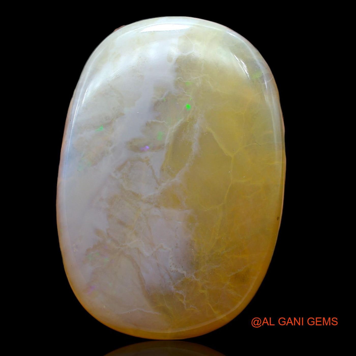 354.00 Cts Natural Australian Fire Opal Loose Gemstone Oval Cabochon 69x48x13 mm AB-1000