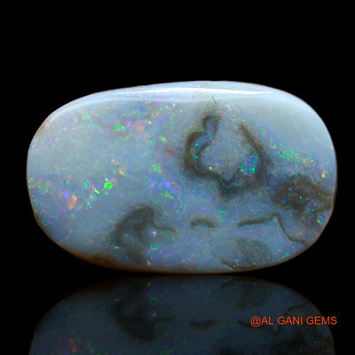 10.50 Cts Natural Australian Fire Opal Loose Gemstone Oval Cabochon 18x11x6 mm AB-103