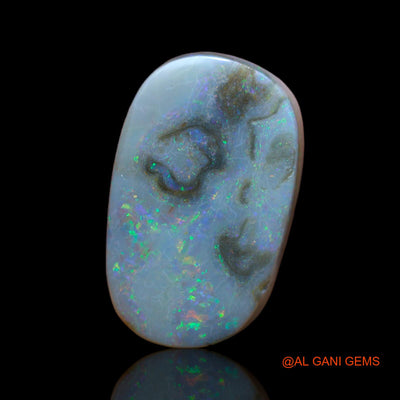 10.50 Cts Natural Australian Fire Opal Loose Gemstone Oval Cabochon 18x11x6 mm AB-103
