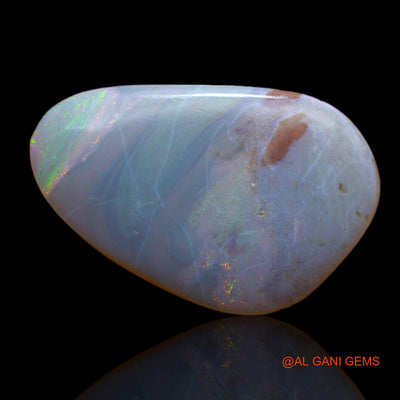 5.80 Cts Natural Australian Fire Opal Fancy Cabochon Loose Gemstone For Jewelry 22x14x2 mm AB-105