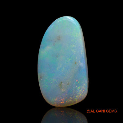 7.70 Cts Natural Australian Fire Opal Loose Gemstone Fancy Cabochon 20x11x5 mm AB-106