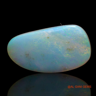 7.70 Cts Natural Australian Fire Opal Loose Gemstone Fancy Cabochon 20x11x5 mm AB-106