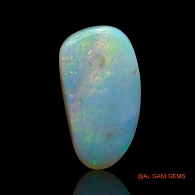 7.70 Cts Natural Australian Fire Opal Loose Gemstone Fancy Cabochon 20x11x5 mm AB-106