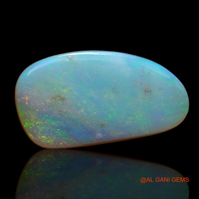 7.70 Cts Natural Australian Fire Opal Loose Gemstone Fancy Cabochon 20x11x5 mm AB-106