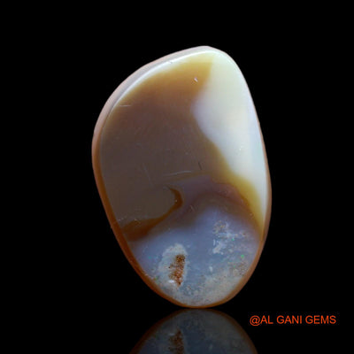 6.35 Cts Natural Australian Fire Opal Loose Gemstone Fancy Cabochon 17x11x4 mm AB-109