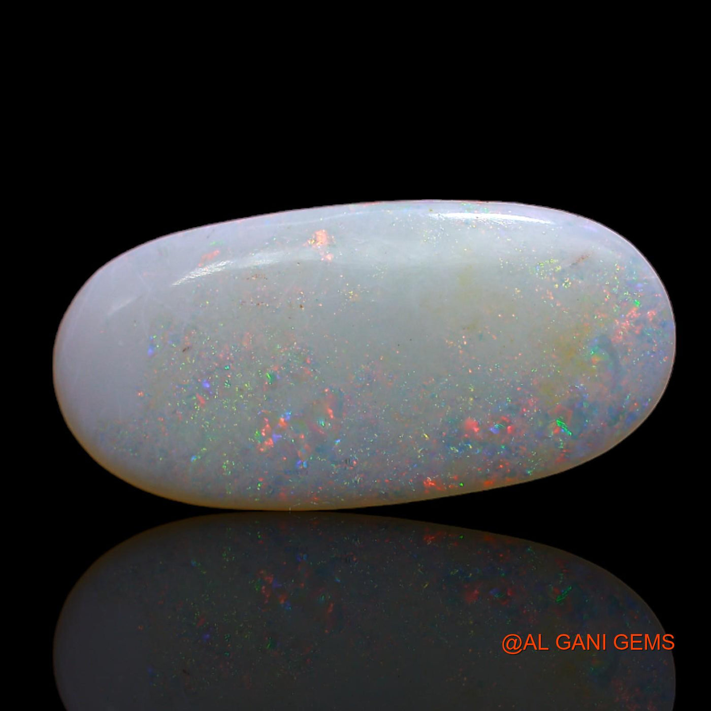 4.05 Cts Natural Australian Fire Opal Oval Cabochon Loose Gemstone For Jewelry 20x10x3 mm AB-110