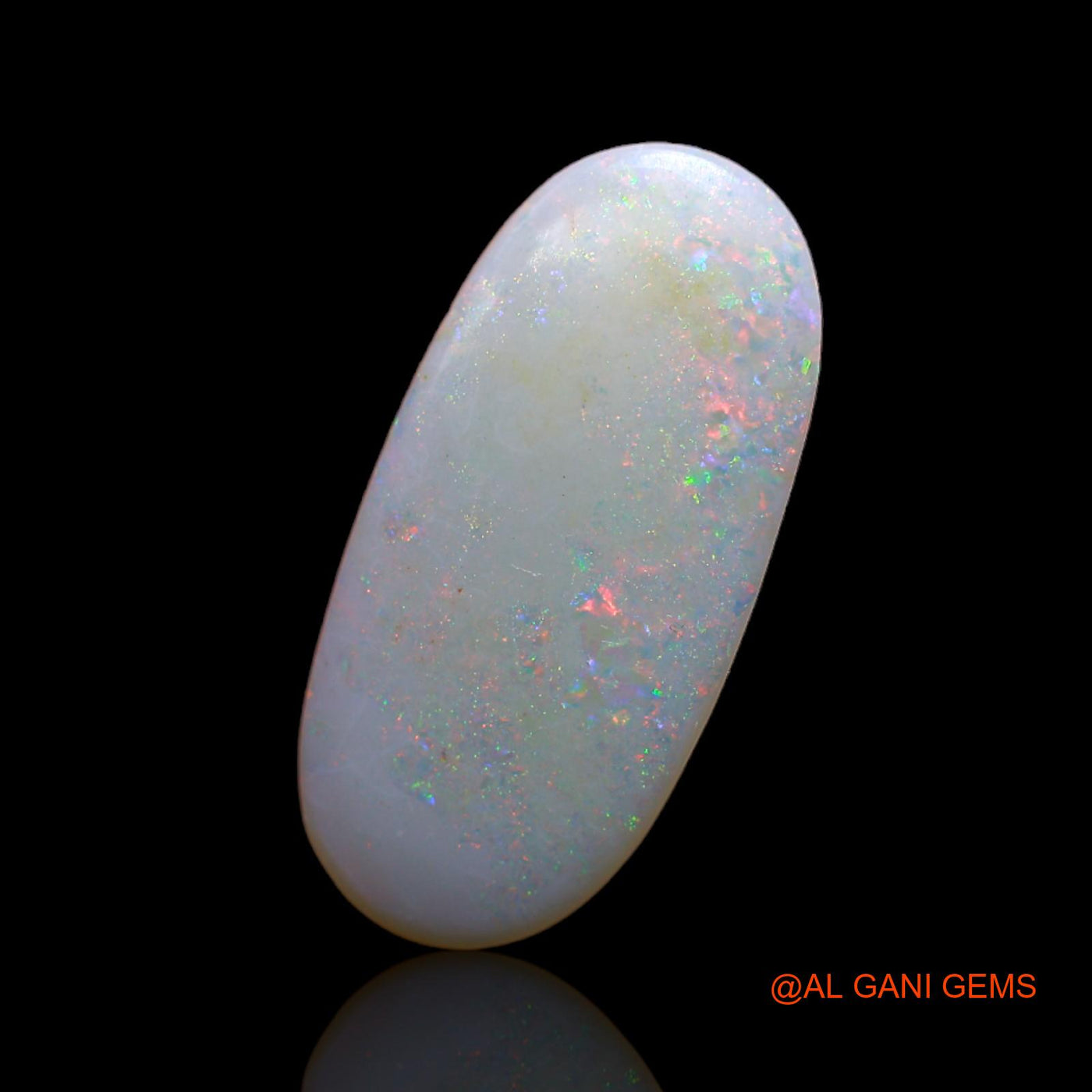 4.05 Cts Natural Australian Fire Opal Oval Cabochon Loose Gemstone For Jewelry 20x10x3 mm AB-110