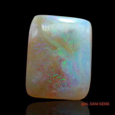 5.45 Cts Natural Australian Fire Opal Loose Gemstone Square Cabochon 14x11x4 mm AB-112