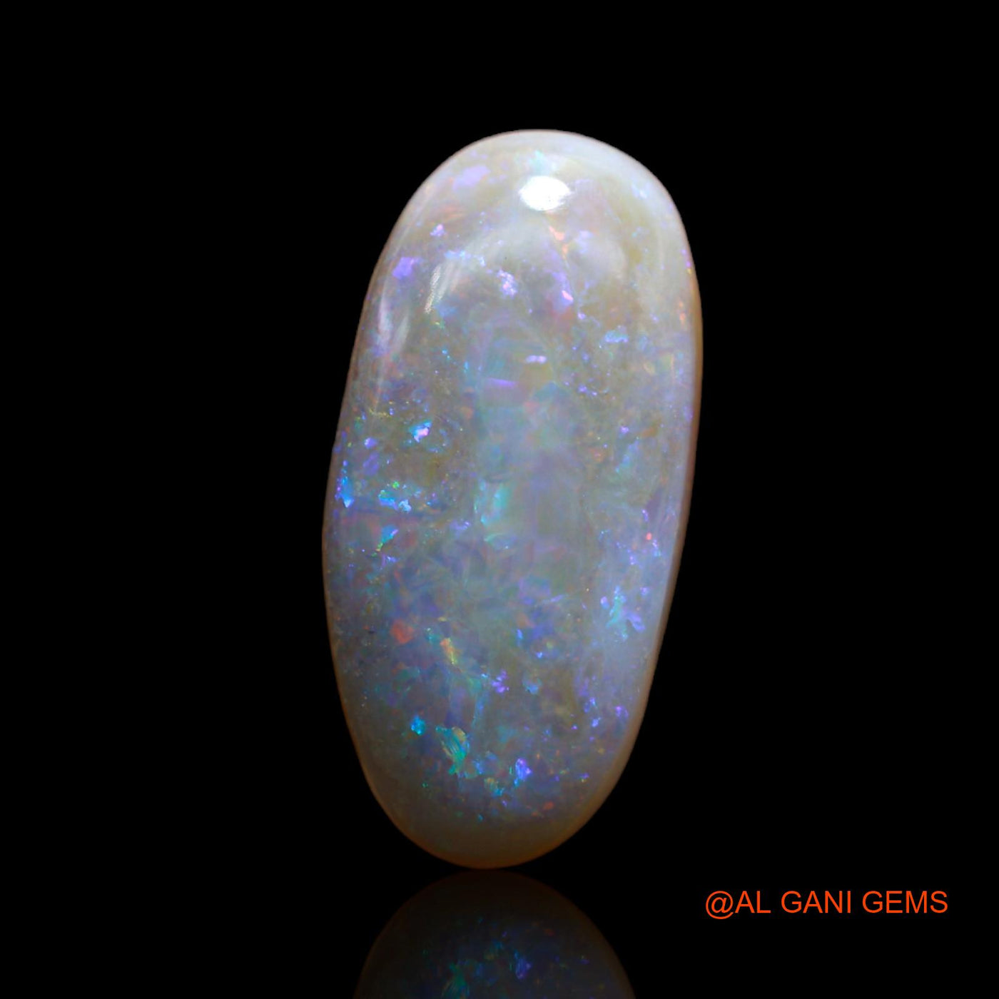 8.65 Cts Unheated Australian Fire Opal Loose Gemstone Fancy Cabochon Natural 20x10x5 mm AB-113