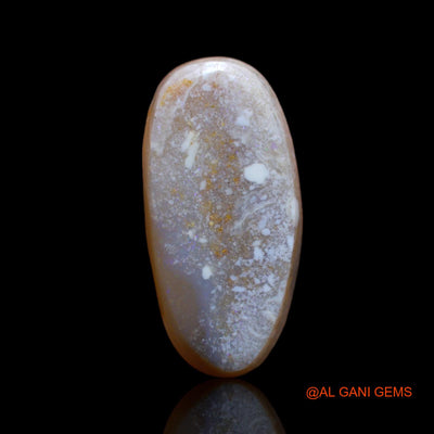 8.65 Cts Unheated Australian Fire Opal Loose Gemstone Fancy Cabochon Natural 20x10x5 mm AB-113