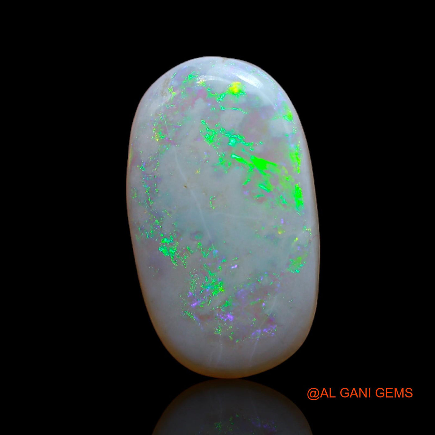4.40 Cts Natural Australian Fire Opal Loose Gemstone Oval Cabochon 18x10x3 mm AB-114