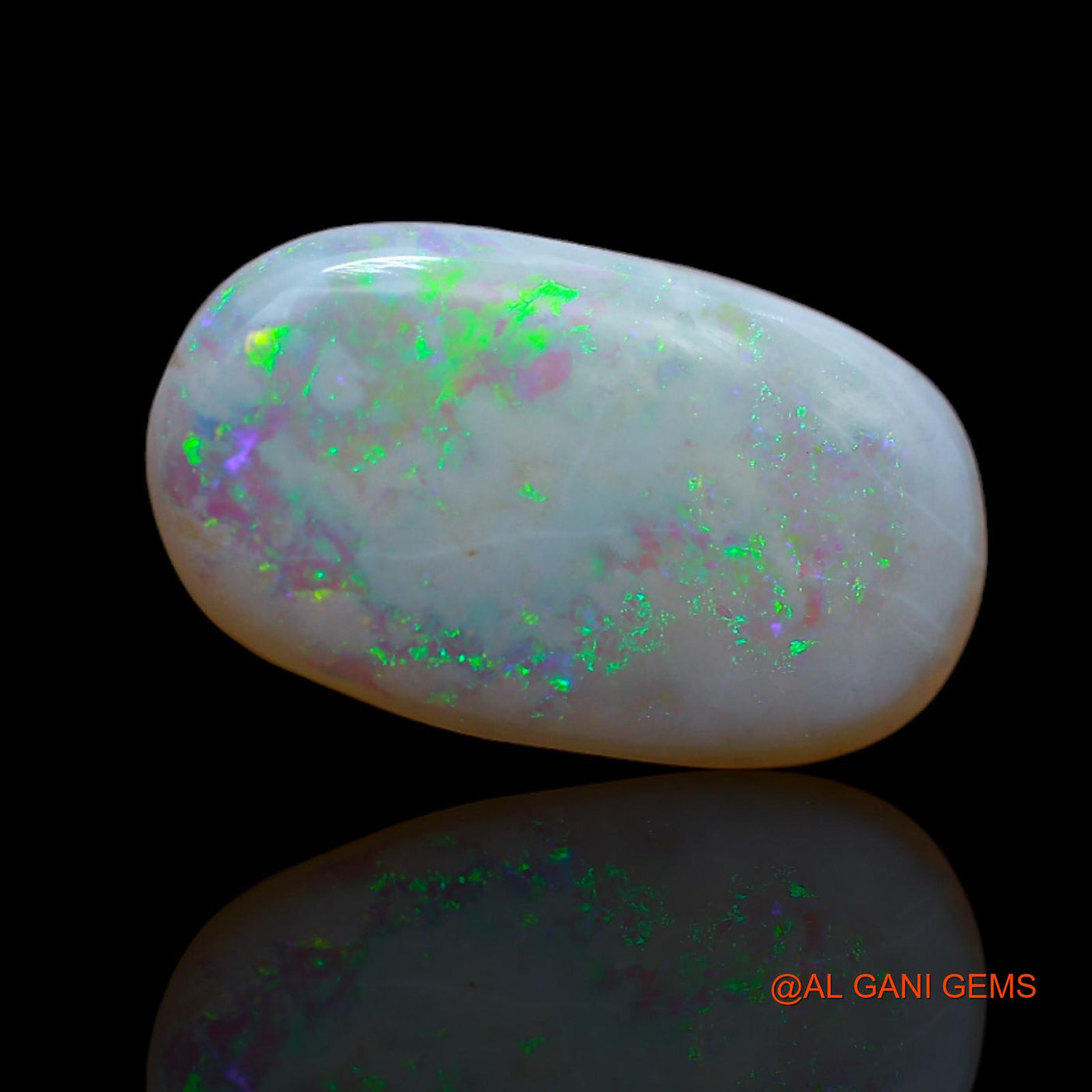 4.40 Cts Natural Australian Fire Opal Loose Gemstone Oval Cabochon 18x10x3 mm AB-114