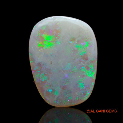 3.40 Cts Natural Australian Fire Opal Loose Gemstone Fancy Cabochon 16x12x2 mm AB-115