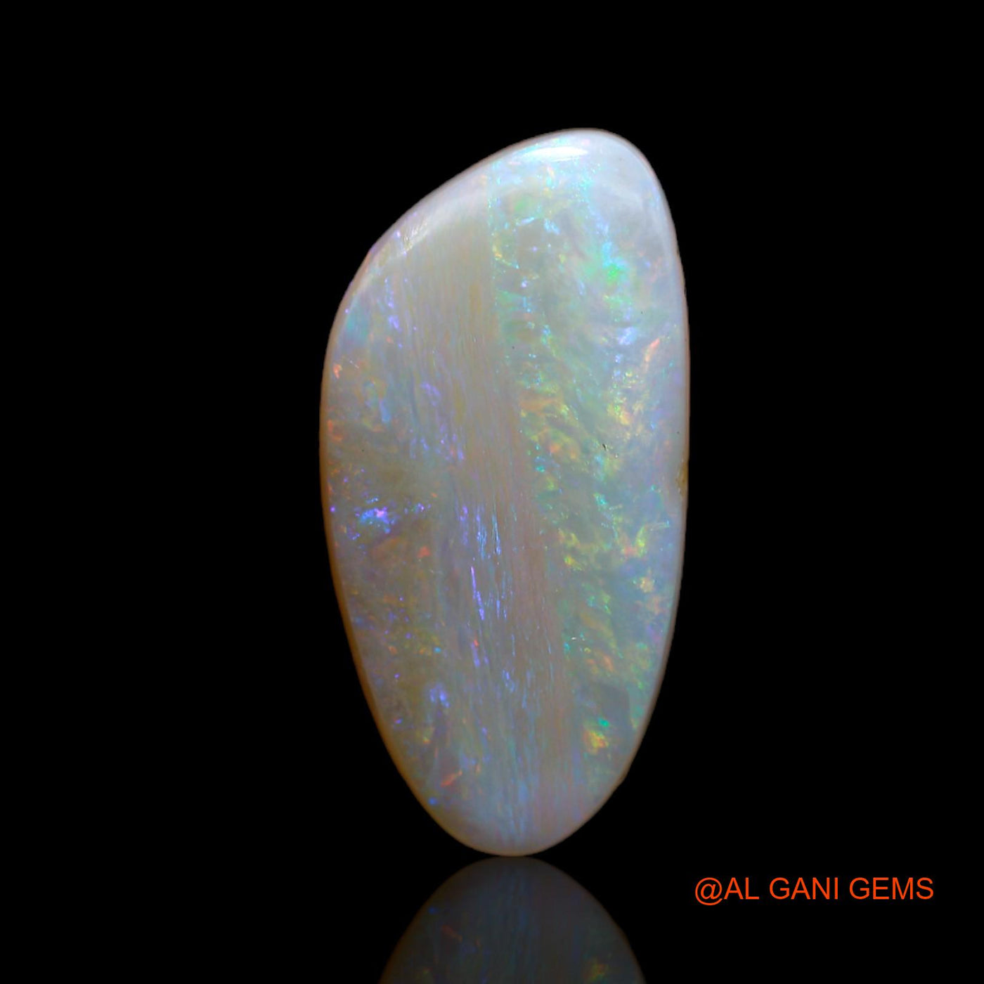 5.50 Cts Natural Australian Fire Opal Loose Gemstone Fancy Cabochon 20x10x4 mm AB-116