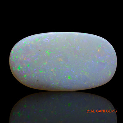 3.85 Cts Natural Australian Fire Opal Loose Gemstone Oval Cabochon 18x10x2 mm AB-117