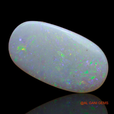 3.85 Cts Natural Australian Fire Opal Loose Gemstone Oval Cabochon 18x10x2 mm AB-117