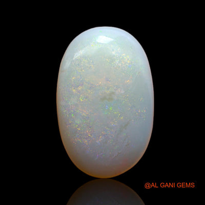 4.75 Cts Unheated Australian Fire Opal Loose Gemstone Oval Cabochon Natural 18x11x3 mm AB-118