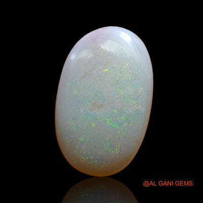 4.75 Cts Unheated Australian Fire Opal Loose Gemstone Oval Cabochon Natural 18x11x3 mm AB-118