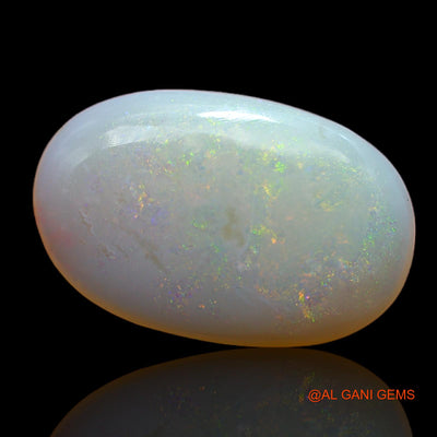 4.75 Cts Unheated Australian Fire Opal Loose Gemstone Oval Cabochon Natural 18x11x3 mm AB-118