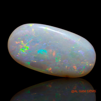4.30 Cts Natural Australian Fire Opal Loose Gemstone Oval Cabochon 19x10x3 mm AB-119