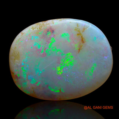 10.00 Cts Unheated Australian Fire Opal Loose Gemstone Oval Cabochon Natural 19x15x5 mm AB-11
