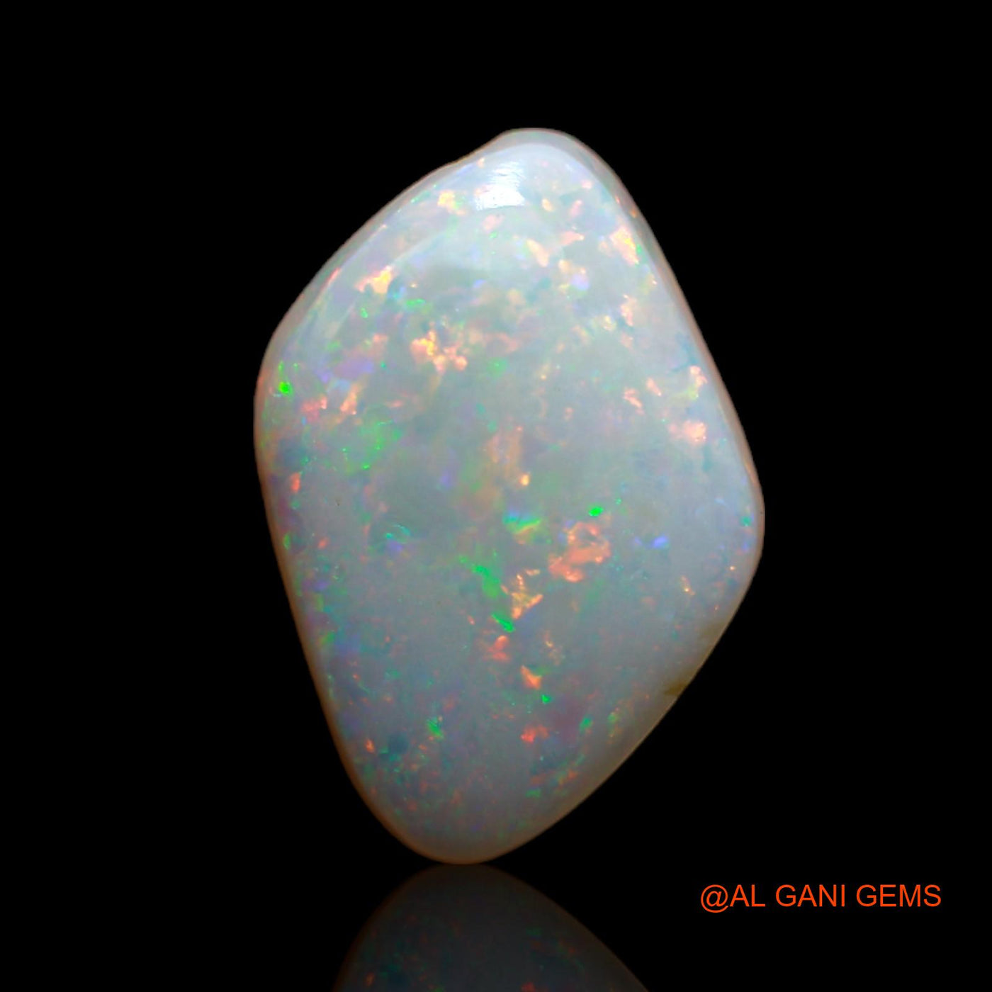 5.55 Cts Natural Australian Fire Opal Fancy Cabochon Loose Gemstone For Jewelry 16x11x5 mm AB-120