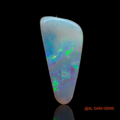 3.85 Cts Natural Australian Fire Opal Loose Gemstone Fancy Cabochon 21x9x2 mm AB-122
