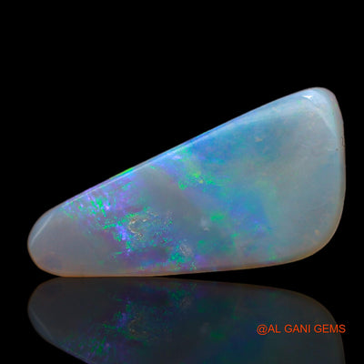 3.85 Cts Natural Australian Fire Opal Loose Gemstone Fancy Cabochon 21x9x2 mm AB-122