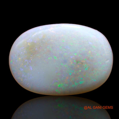 Natural Untreated Fire Opal Loose Gemstone Oval Cabochon From Australia 5.60 Cts 17x12x4 mm AB-125