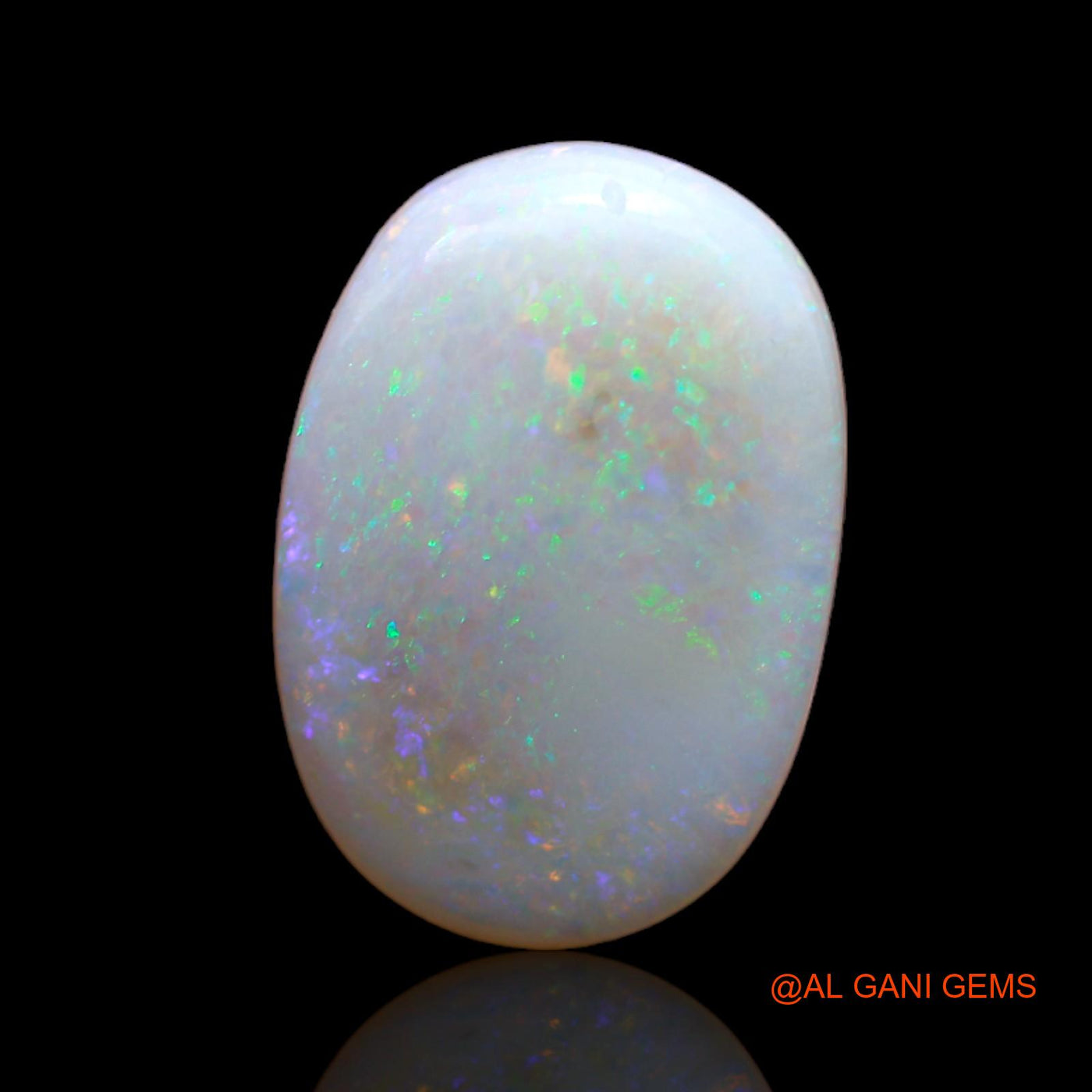 Natural Untreated Fire Opal Loose Gemstone Oval Cabochon From Australia 5.60 Cts 17x12x4 mm AB-125