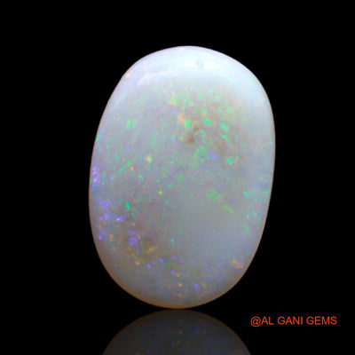 Natural Untreated Fire Opal Loose Gemstone Oval Cabochon From Australia 5.60 Cts 17x12x4 mm AB-125