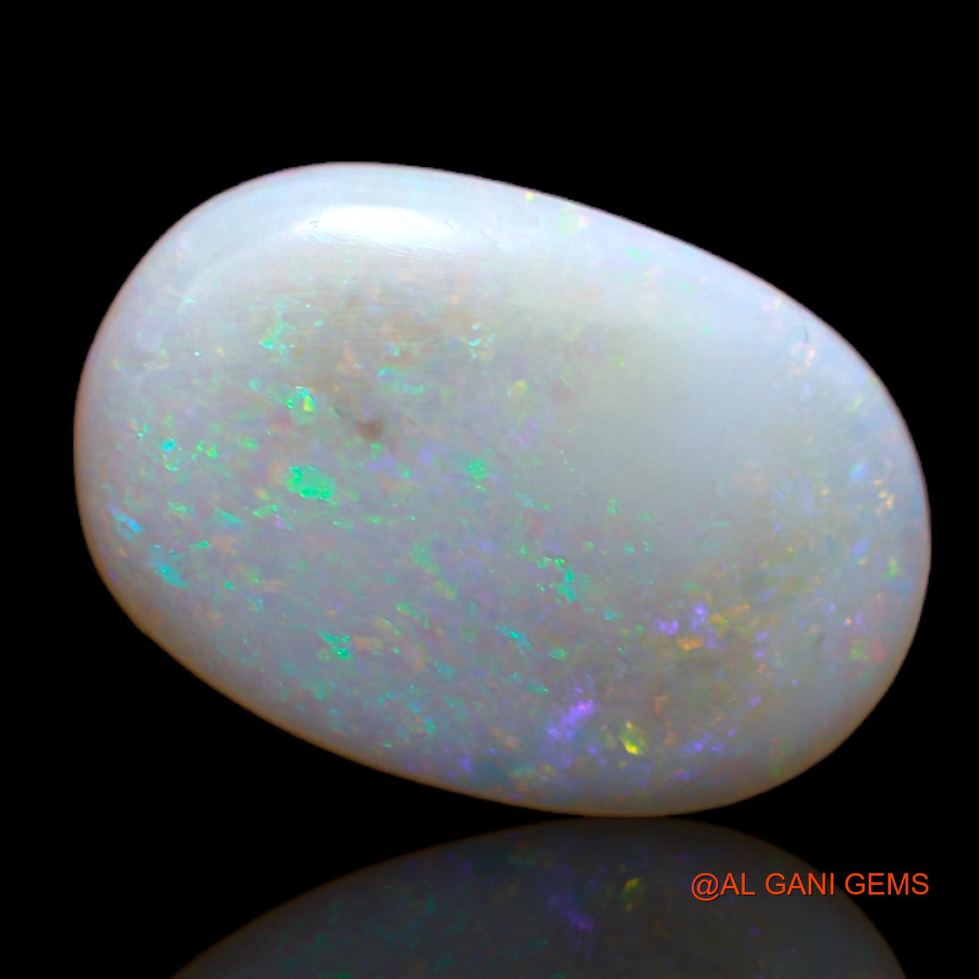 Natural Untreated Fire Opal Loose Gemstone Oval Cabochon From Australia 5.60 Cts 17x12x4 mm AB-125