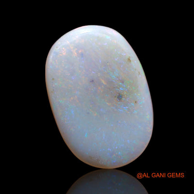 Natural Untreated Fire Opal Loose Gemstone Oval Cabochon From Australia 5.60 Cts 17x12x4 mm AB-125
