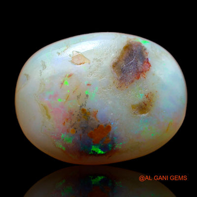 7.80 Cts Natural Australian Fire Opal Loose Gemstone Oval Cabochon 17x13x5 mm AB-126