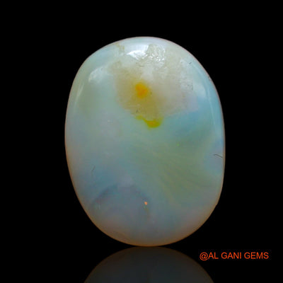 7.80 Cts Natural Australian Fire Opal Loose Gemstone Oval Cabochon 17x13x5 mm AB-126