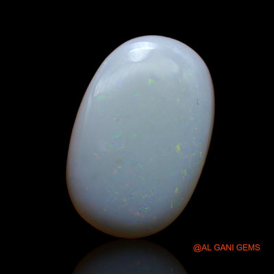 6.55 Cts Unheated Australian Fire Opal Loose Gemstone Oval Cabochon Natural 19x12x4 mm AB-127