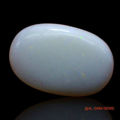6.55 Cts Unheated Australian Fire Opal Loose Gemstone Oval Cabochon Natural 19x12x4 mm AB-127