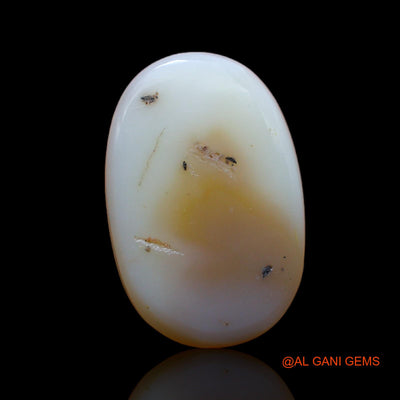 6.55 Cts Unheated Australian Fire Opal Loose Gemstone Oval Cabochon Natural 19x12x4 mm AB-127