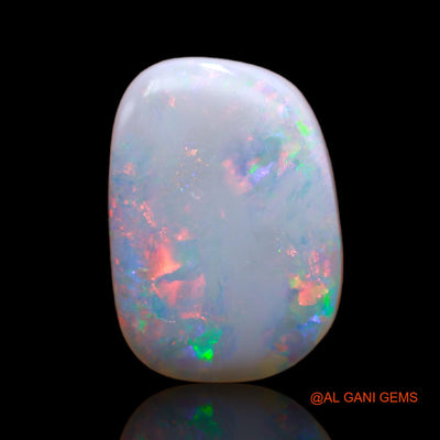 4.65 Cts Unheated Australian Fire Opal Loose Gemstone Fancy Cabochon Natural 16x11x3 mm AB-128