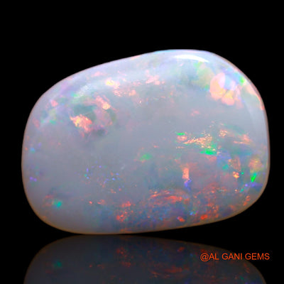 4.65 Cts Unheated Australian Fire Opal Loose Gemstone Fancy Cabochon Natural 16x11x3 mm AB-128