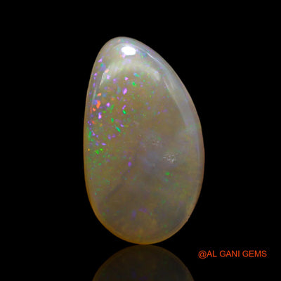 Natural Fire Opal Gemstone 6.05 Cts Loose Fancy Cabochon From Australia 19x11x4 mm AB-130