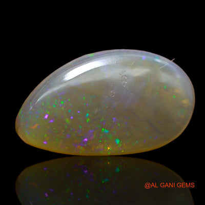 Natural Fire Opal Gemstone 6.05 Cts Loose Fancy Cabochon From Australia 19x11x4 mm AB-130