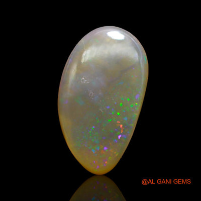 Natural Fire Opal Gemstone 6.05 Cts Loose Fancy Cabochon From Australia 19x11x4 mm AB-130