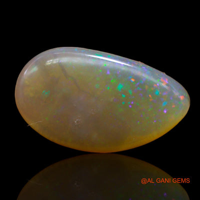 Natural Fire Opal Gemstone 6.05 Cts Loose Fancy Cabochon From Australia 19x11x4 mm AB-130