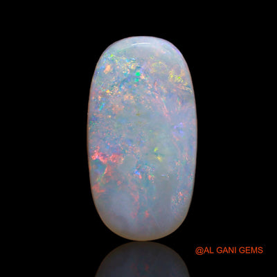 Natural Untreated Fire Opal Loose Gemstone Oval Cabochon From Australia 3.90 Cts 17x9x3 mm AB-131