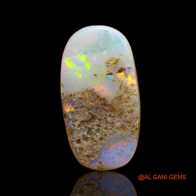 Natural Untreated Fire Opal Loose Gemstone Oval Cabochon From Australia 3.90 Cts 17x9x3 mm AB-131